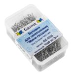 Булавки мини-гвоздики 1000 ±15 шт, сталь, в пласт. коробке, Gamma GZ-1000