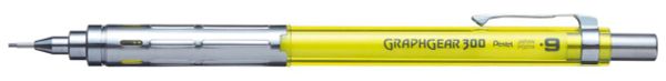 Карандаш автоматический Pentel GraphGear 300 0.9 мм, PG319-TGX желтый корпус
