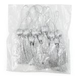 Кисти шторные 70.0 мм, метанит, серебро, 5 шт