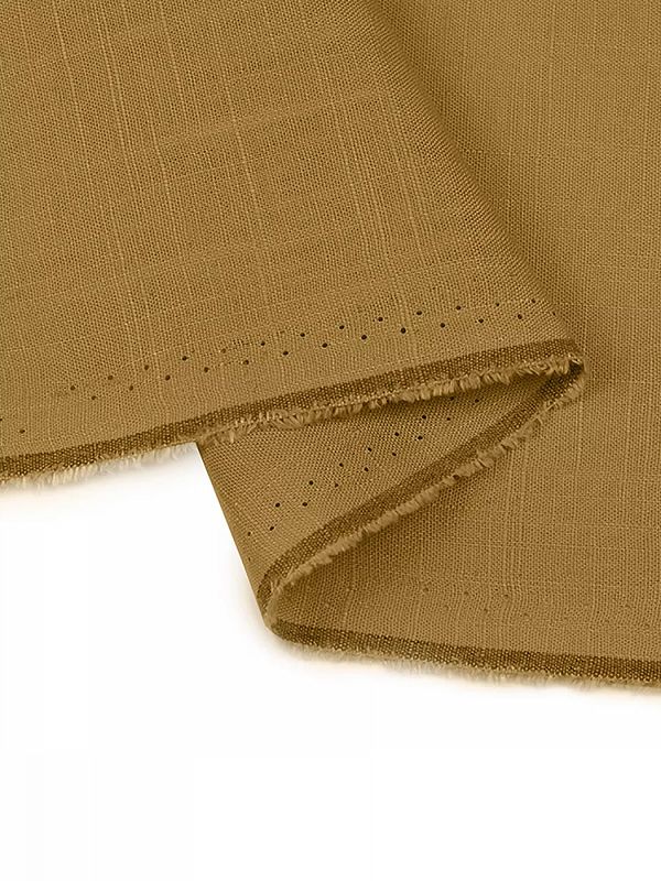 Льняная ткань 190 г/м², 140 см / 2 метра, TBY.Li.1002.32, 32 горчица