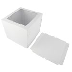 Кондитерская коробка для торта С ОКНОМ, 30.5х30.5х29 см, S-Chief, BFC-050