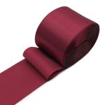 Лента атласная 1-сторонняя 100.0 мм / 100±2 метров, 24 бордо, Globus