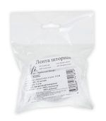 Лента (тесьма) шторная: сборка гармошка (1:1.8) 32 мм / 3 метров, диз.T321G, прозрачный, Blitz T321G