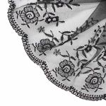 Кружево капроновое широкое 110 мм / 3.4 м (±4 см) 0574-5001, черный