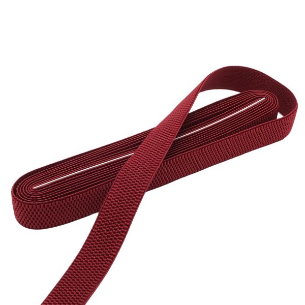 Резинка для подтяжек (помочная) 25.0 мм / 4 метра, 15.75 г/м, 520 темно-красный, 6123-9389