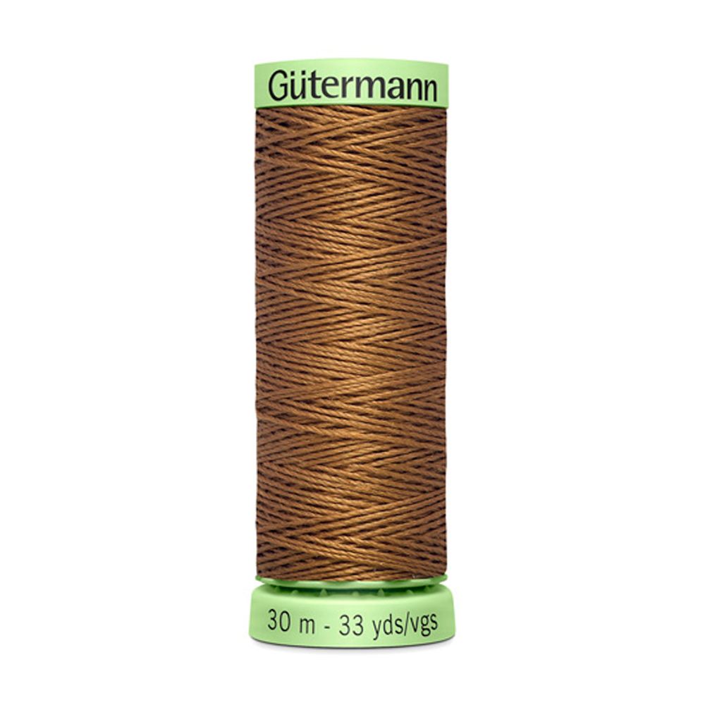 Нитки отделочные Gutermann Top Stitch, 30м, 124 золотисто-коричневый, 5 катушек