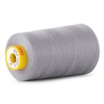 Нитка особо тонкая Gutermann Mara №150 (150/2), 5000 м, 713961, цв. 040 пепельно-серый, 1 катушка