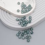 Бусины стекло ⌀8 мм, кракле, 46 шт, Astra&Craft, SY 52 серый, 1301138