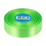 Лента атласная 1-сторонняя 25.0 мм / 33±2 метра, 091 св.салатовый, Gamma