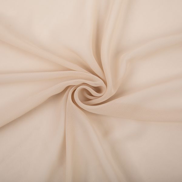 Ткань блузочная Poly Chiffon 84 г/м², 150х147 см, 25 серо-бежевый, Gamma PC-02