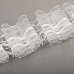 Лента (тесьма) шторная: сборка бантовая (1:2.5) 60 мм / 50 метров, цв.прозрачный