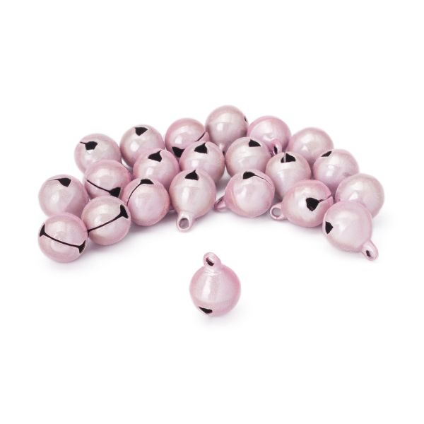 Бубенчики жемчужные 10 мм, 20 шт, Astra&Craft, QYB-007 светло-розовый