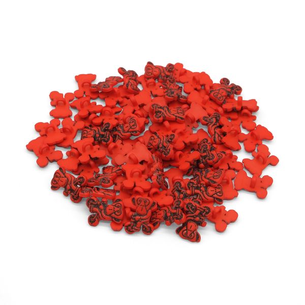 Пуговицы детские Обезьяна (48057) 21мм (157), 72 шт