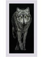 Набор для вышивания нитками Риолис, Вожак стаи 25х50 см