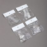 Набор бретелей для бюстгальтера 10 мм, TBY.0T105 цв.прозрачный матовый, глянцевый уп 4 пары