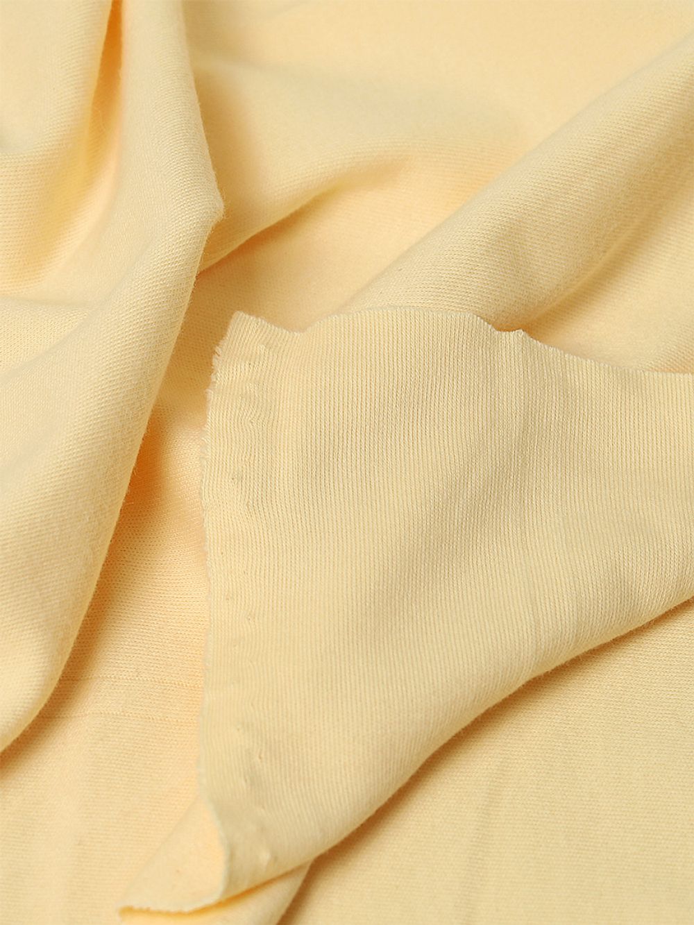 Ткань трикотажная 230 г/м², 185 см / 1 метр, 98% хлопок 2% эластан, арт.TBY.ZD8662, цв.05 бежевый