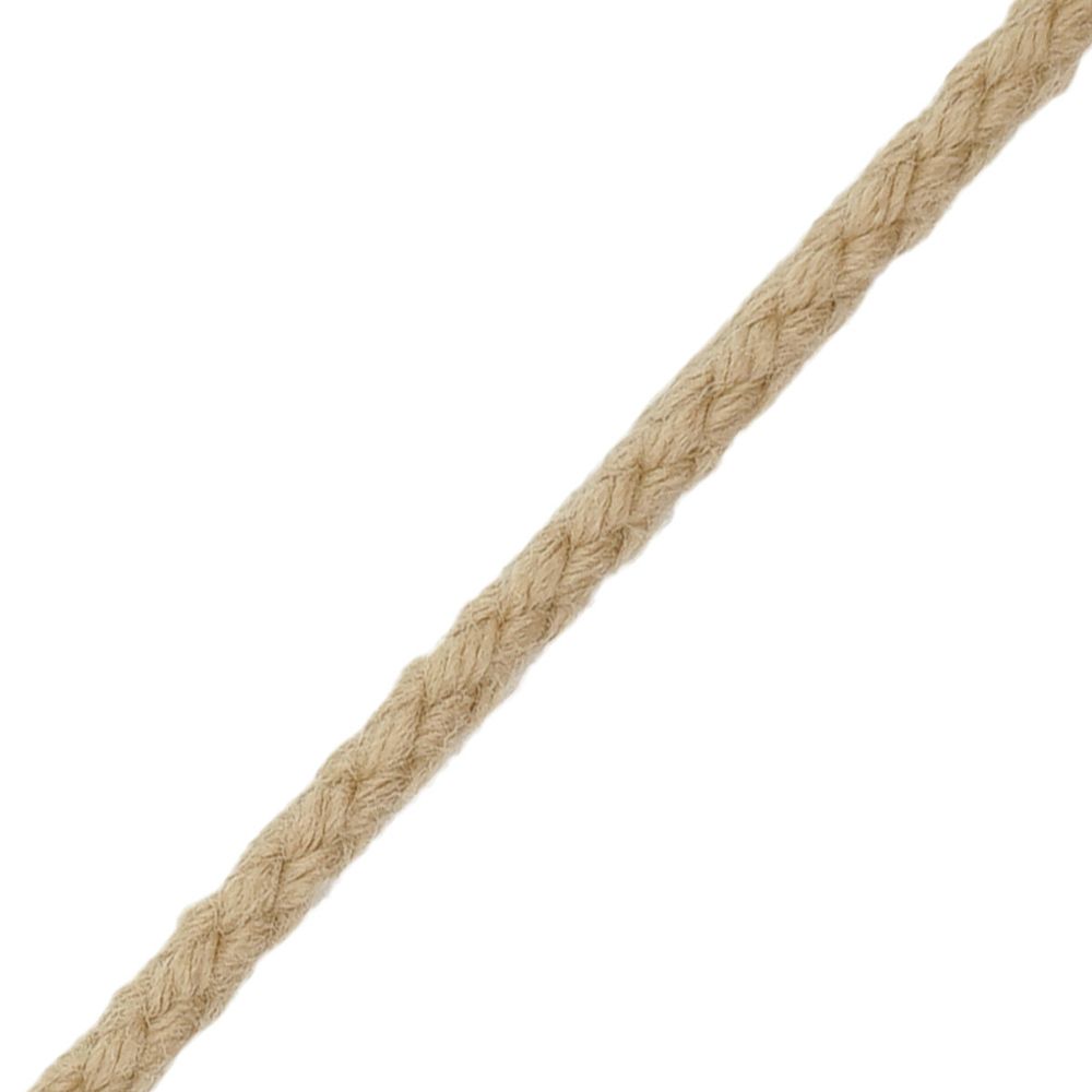 Шнур плетеный 4.0 мм / 100 метров, акрил, 04 бежевый