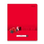 Комплект тетрадей со справочным материалом ПреКрасная, матовая ламинация + выборочный лак, A5+ 48 л. 12 шт, на скобе 65 г/м², белизна 100 %, клетка/линия, 01052 12 предметов, Светоч 48К36