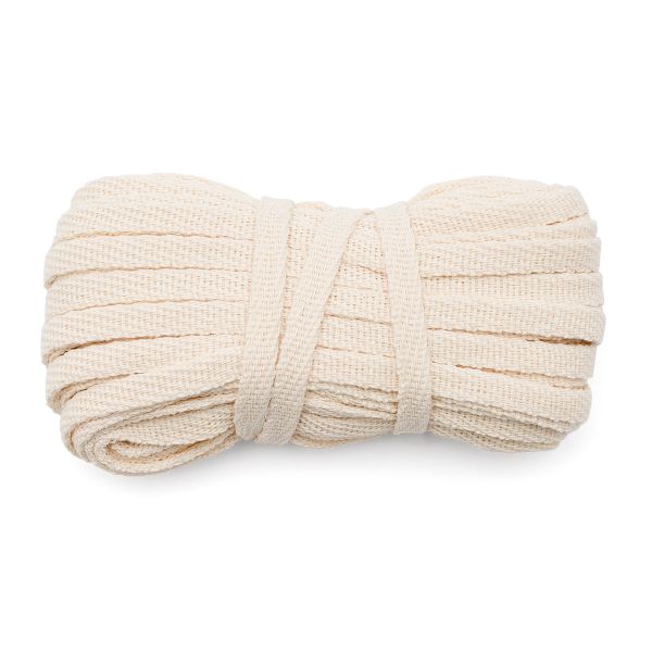 Шнур плоский плетеный х/б ⌀10.0 мм / 20 метров, 4 суровый, С3862Г17