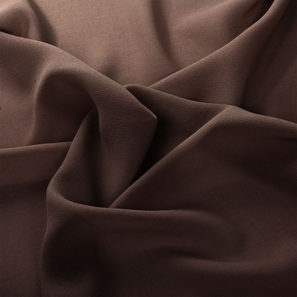 Креп шифон 105 г/м², 150 см / 35 метров, TBY.8021-258, цв.258 светло-земляной