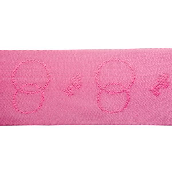 Лента атласная 1-сторонняя 60.0 мм / 20±1 метров, С2785 яр.розовый, Красная лента