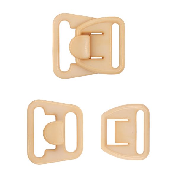 Крючки для бюстгальтера для кормящих мам пластик 13.0 мм, C180 телесный, 20 шт