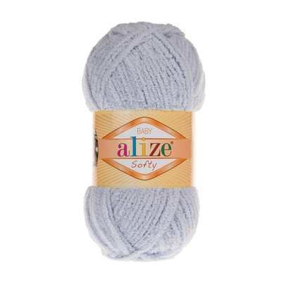 Пряжа Alize (Ализе) Softy / уп.5 мот. по 50 г, 115м, 416 серый A