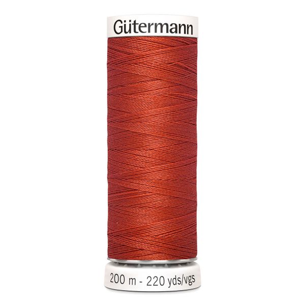 Нитки универсальные Gutermann Sew-all, 200м, 589 кирпичный, 5 катушек