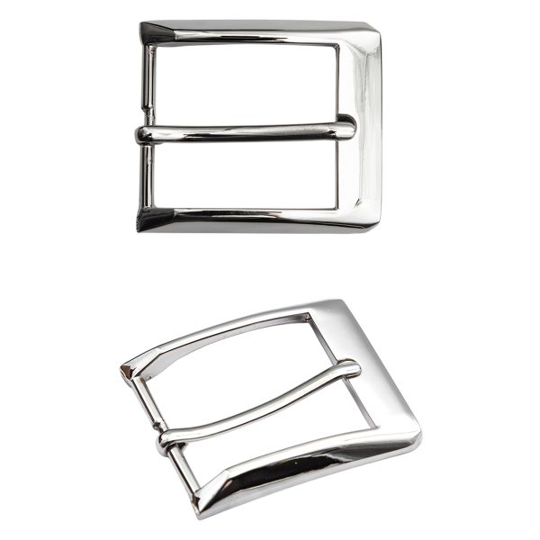 Пряжка ременная металл 35 мм (G.Silver) MR98, 3 шт