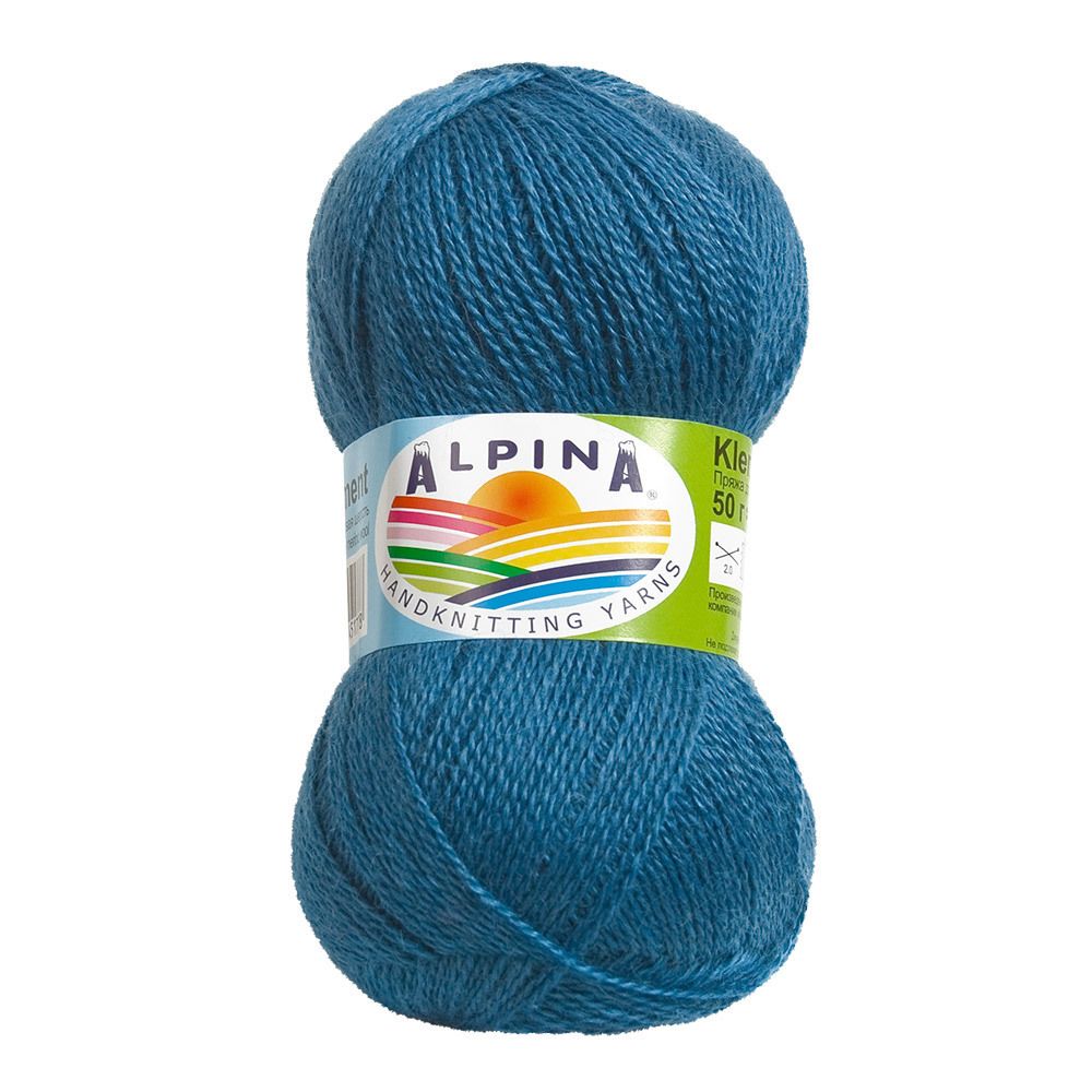 Пряжа Alpina Klement / уп.4 мот. по 50г, 300м, 06 джинсовый
