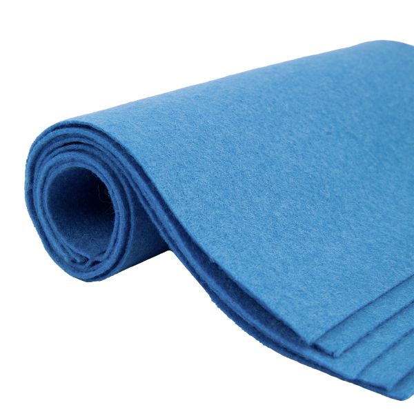 Фетр листовой 1 мм, 20х30 см, 5 шт, CH682 св.синий, Blitz FKC10-20/30