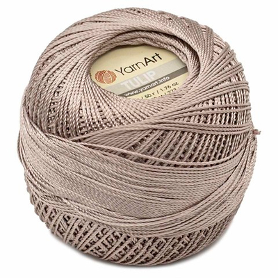 Пряжа YarnArt (ЯрнАрт) Tulip / уп.6 мот. по 50 г, 250м, 438 серо-бежевый