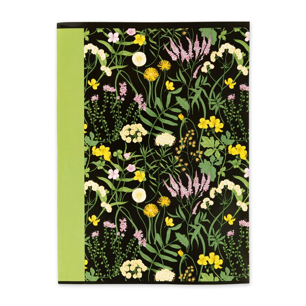 Тетрадь Следы художника A4 80 л. на скобе 60 г/м², 5 шт, клетка, SVT 800121 03 полевые цветы 3, Светоч