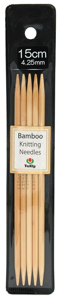 Спицы чулочные Tulip Bamboo ⌀4,25 мм, 15см, KND060425 /TOS/