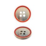 Пуговицы 4 прокола 28L, (col.E (красный)), 72 шт