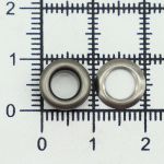 Люверсы металл ⌀_5.0 мм (внутр.), чер.никель, 100 шт, BIG