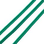 Шнур сутажный ⌀3.0 мм / 50 метров, зеленый