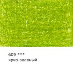 Карандаш цветной художественный заточенный, 6 шт, 609 я.зеленый (Bright green), Vista-Artista Gallery VGCP