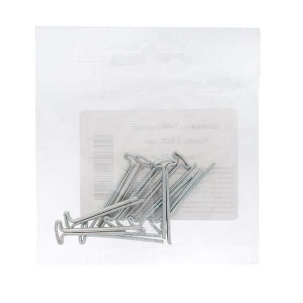 Т-шплинт 2,5х25мм, цинк, (уп.10 шт)