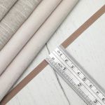 Лента репсовая (в рубчик) 6.0 мм, 075 серо-коричневый, уп.18,28 м