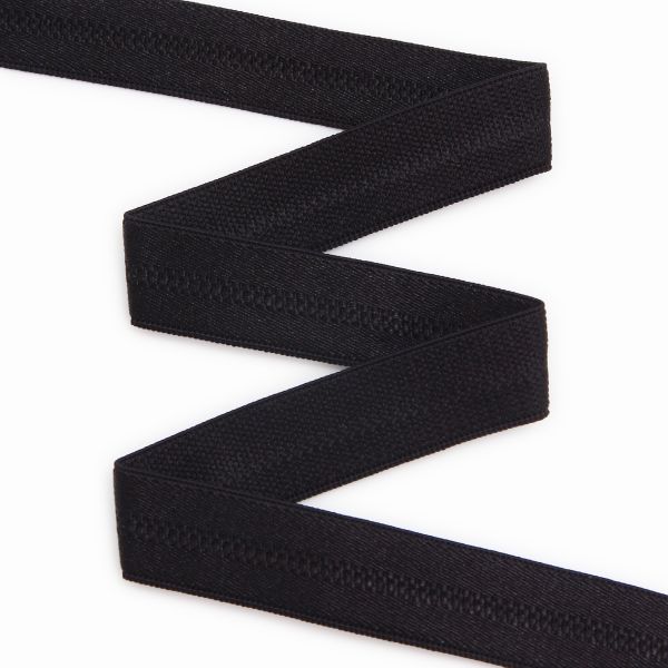 Резинка бельевая (бретелечная) 15.0 мм / 50 метров, черный, (ML207.015)