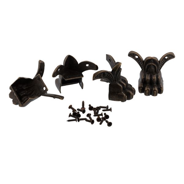 Ножка для шкатулок 4.1х3.4 см, 1 шт, 01 бронза, Промысел WF-030