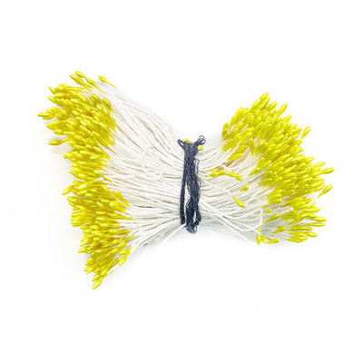 Тычинки для искусственных цветов 0,1х6см (желтый)