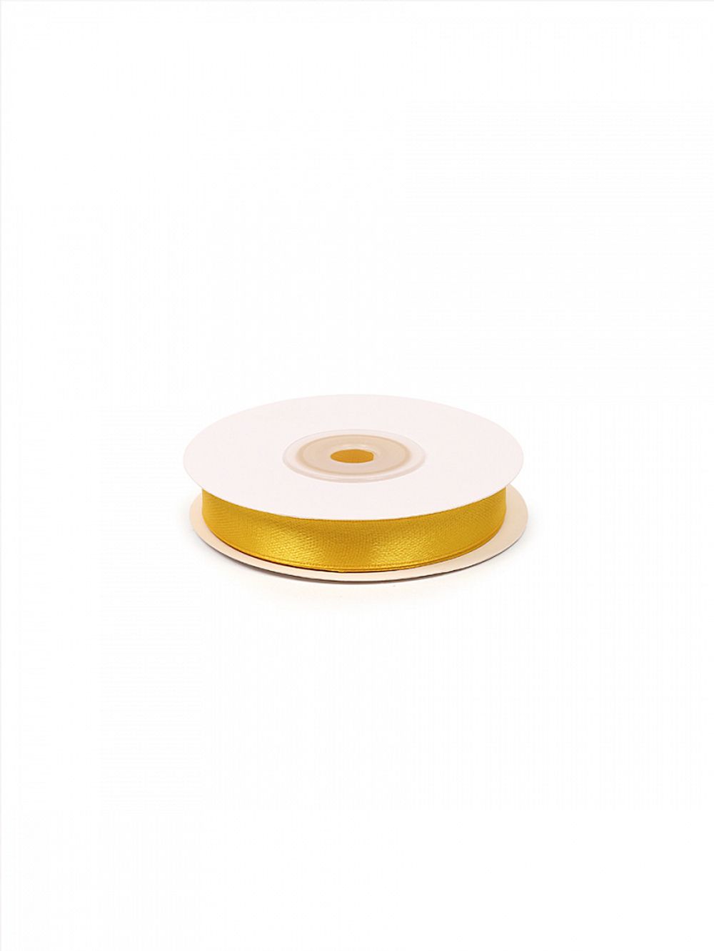 Лента атласная 1-сторонняя 12.0 мм / 22.5±1 метра, 3016 т.желтый, Magic4Hobby