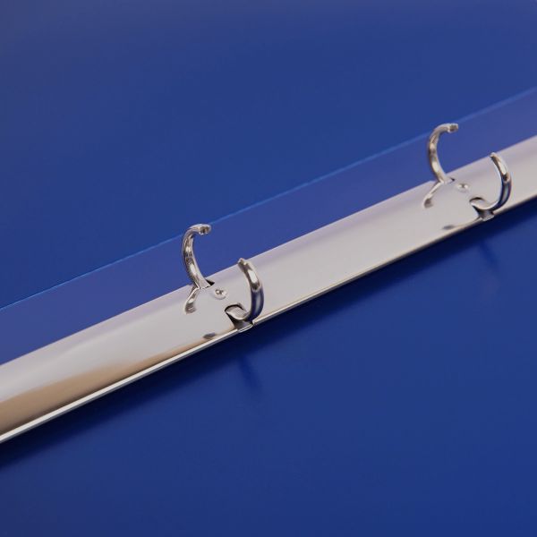 Папка на 4 О-кольцах A4 700 мкм 25 мм, волокно, 4 шт, d-17 мм, синий new EC211430002, Expert Complete