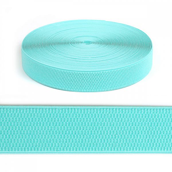 Резинка для подтяжек (помочная) 40.0 мм / 25 метров, ультра, RD.40201, F201 мятный