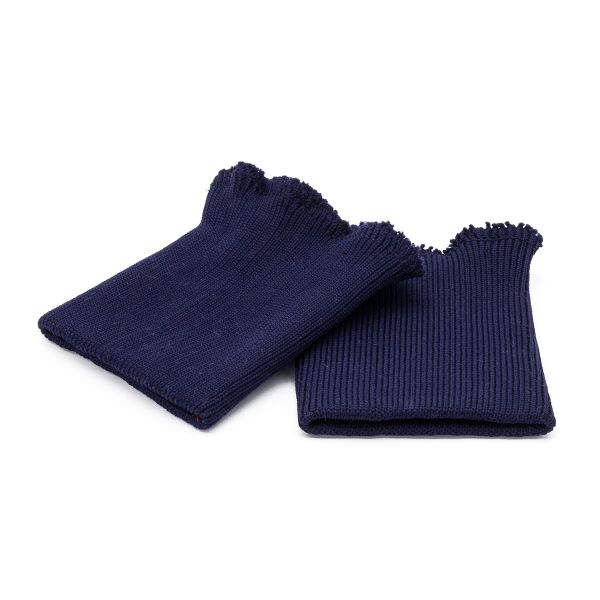 Манжеты трикотажные 8.0х9.5 см, 1 пара, средней плотности 14 кл, 1х1, средней плотности, 8110 т.синий