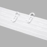 Лента (тесьма) шторная: сборка параллельная (1:2) 60 мм / 50 метров