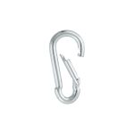 Карабин металл 12.0 мм (40х19 мм), 10 шт, 04 никель, Gamma GH 119/15/10