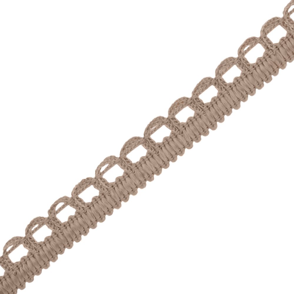 Кружево вязаное (тесьма) 10 мм / 25 метров, рис.9441 (бежевый) С3805Г17